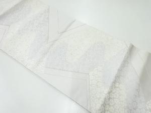 アンティーク　花模様織出し袋帯（272センチ）（材料）